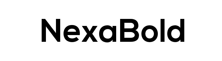 nexa bold free font